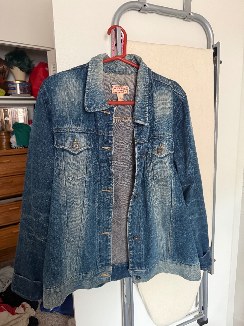 Steve and Barry's Blue Denim Jacket Women's Size XL